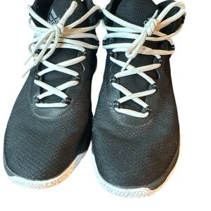 Adidas Black and White Athletic Shoes